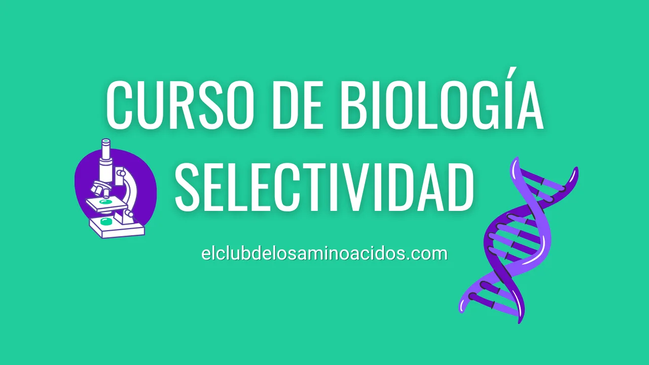Curso online biología selectividad con vídeos grabados, ejercicios resueltos y clases en directo