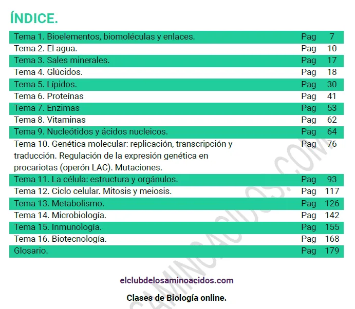 TEORÍA BIOLOGÍA SELECTIVIDAD - Imagen 2