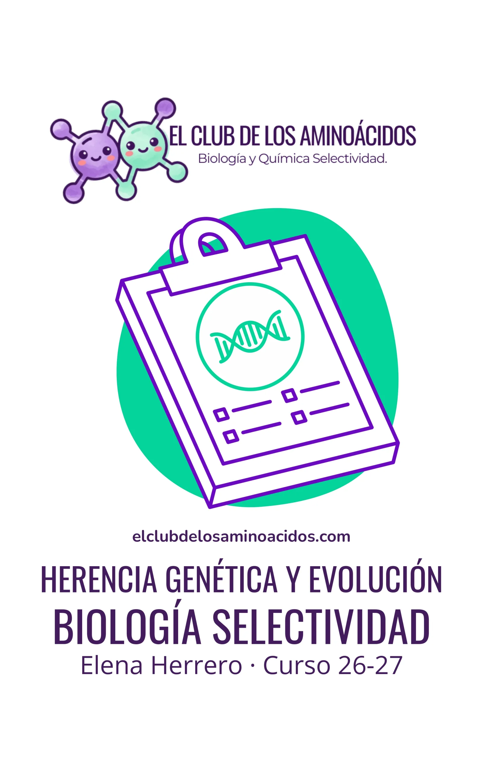 Herencia genética y evolución para selectividad.