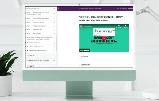 Curso biología selectividad. Preparación de biología para la PAU.