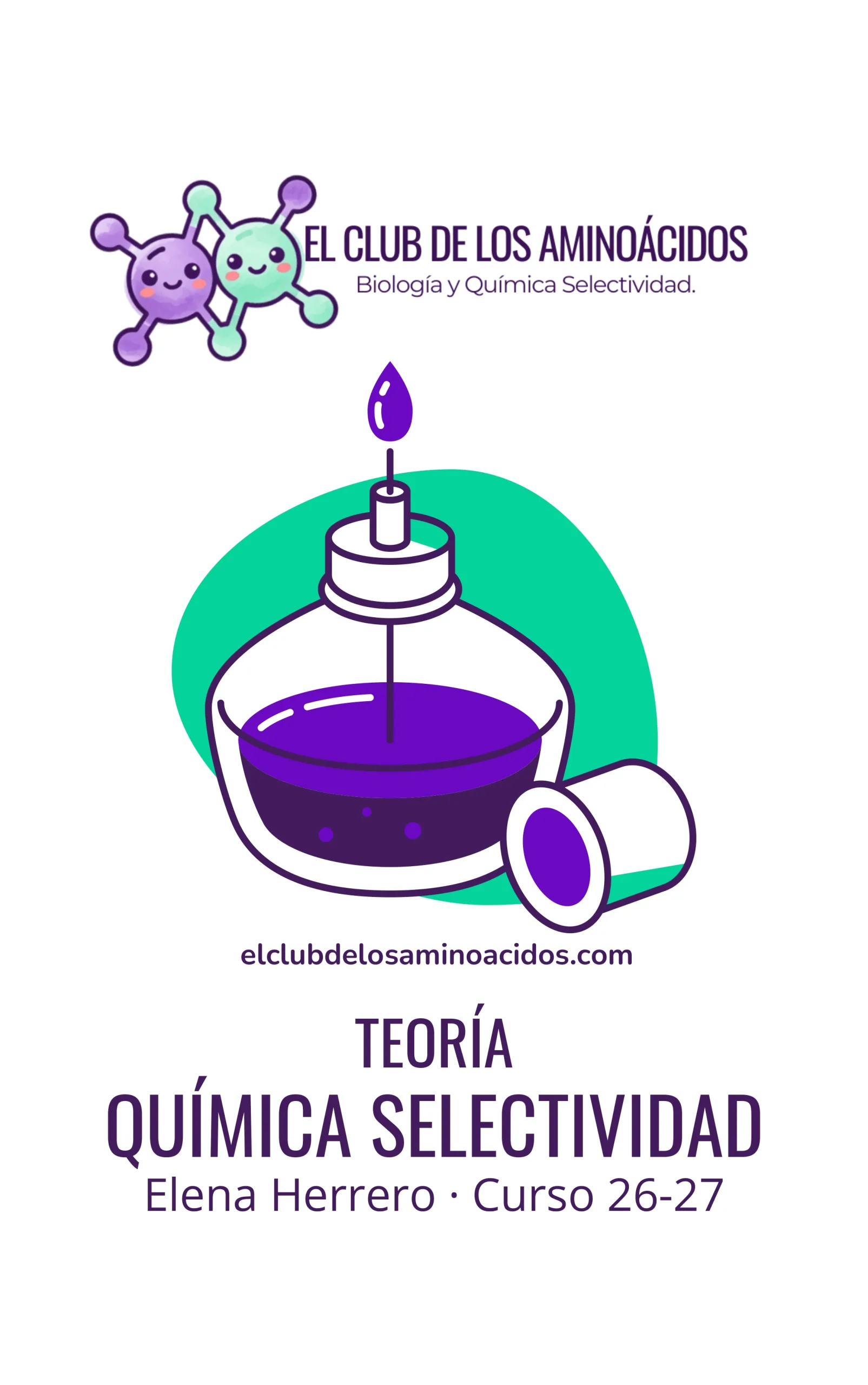 Teoría química Selectividad. Con explicaciones sencillas.